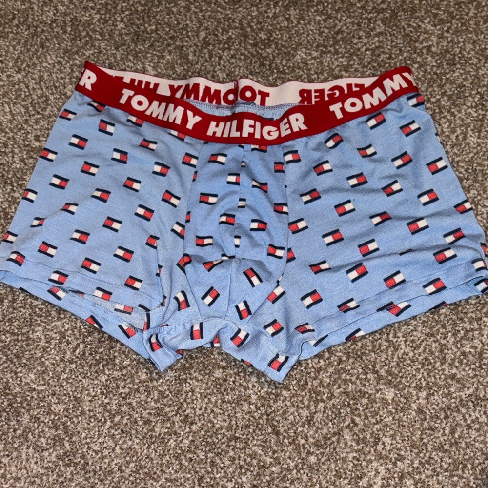 Tommy Hilfiger Light Blue Logo Boxer Briefs